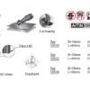 Torusfräser 51610, 51612, 51614 Amana-Tool technische Daten