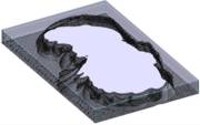 Schicht abarbeiten im Formenbau - Große 3D Formen