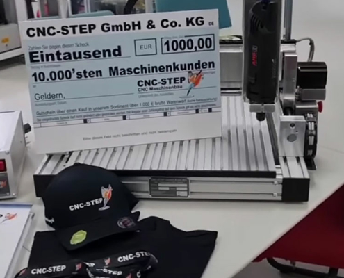10000 CNC Maschinen Jubiläum CNC-STEP