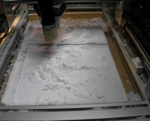 3d fräsen eines Relief