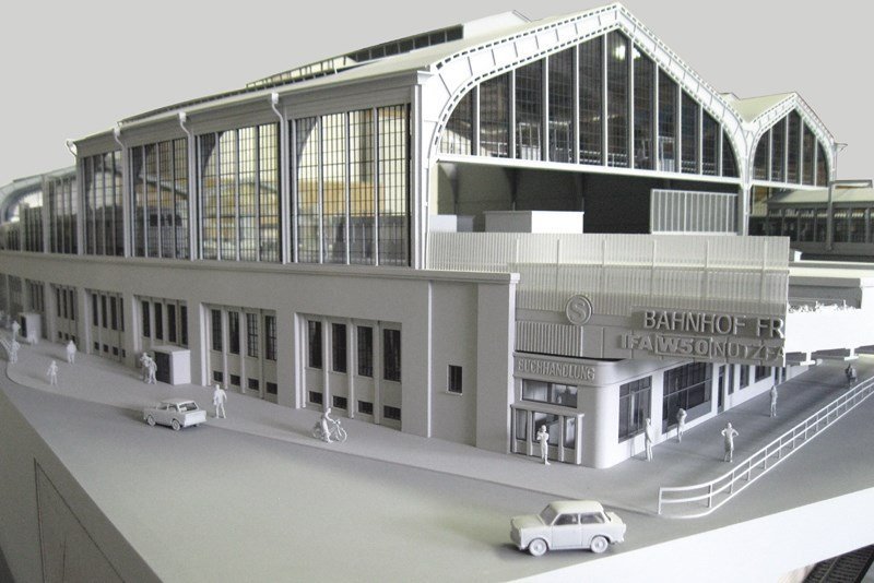 Architekturmodellbau Bahnhof Modelll