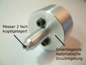 Messerhalter für Folienschnitte Aufkleber