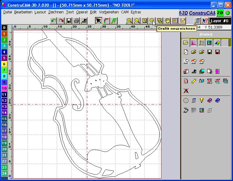 CAD-CAM Software ConstruCAM-3D Vektoren
