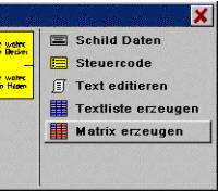 Schilder herstellen Matrix für Serienschilder erzeugen