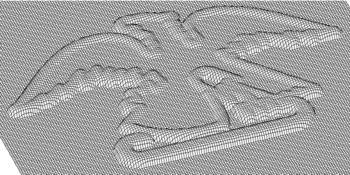3D Relief Erstellung aus 2D vektoren