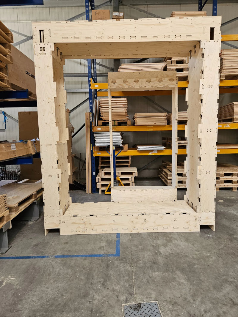 Bauteile für Tiny House bei CNC Step fräsen
