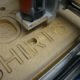 Buchstaben cnc fraesen aus MDF