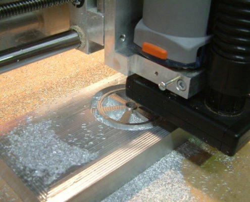 CNC fräsen von Aluminium