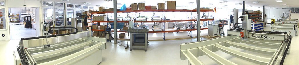 Produktionsfläche CNC-STEP
