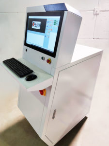 Ergonomisches Bedienpult T-Rex CNC Fräsmaschine
