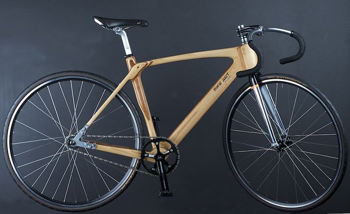 Fahrradrahmen aus Holz
