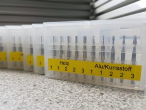 VHM Fräsersatz Holz Aluminium Kunststoff