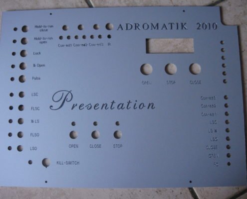 Frontplatten fräsen