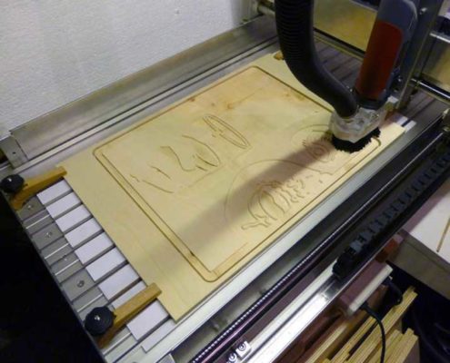 Holzbilder 3D CNC fräsen