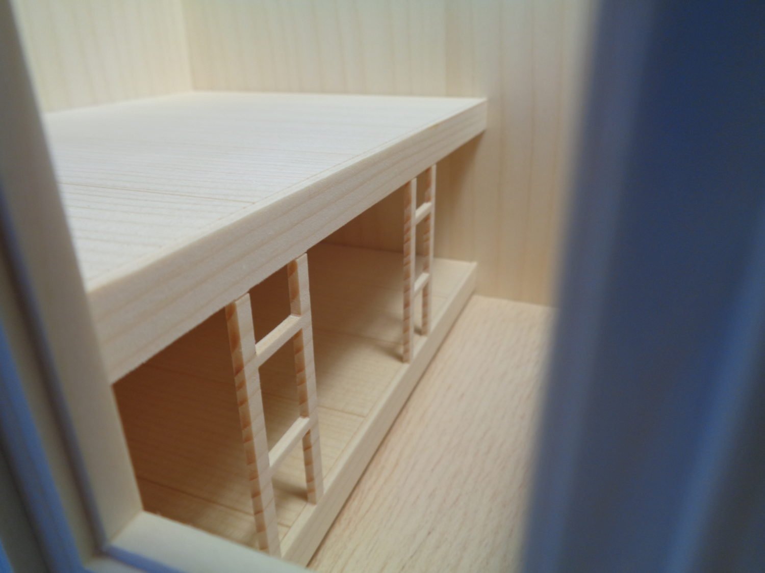 Holzmodelle Innenausbau Doppelbett