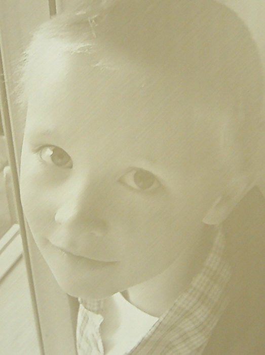 Lithophanie Kinderfoto mit Beleuchtung