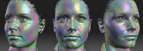 Gesichtsmodel 3d scannen