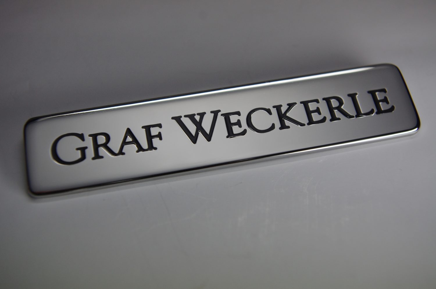 Namensschild cnc-graviert Edelstahl
