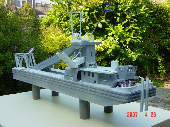 Modellbau Bagger bauen - Eimerbagger Schiff