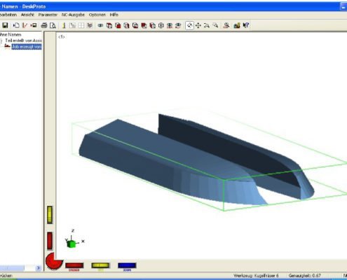 3D mold construction in Styrodur / XPS foam